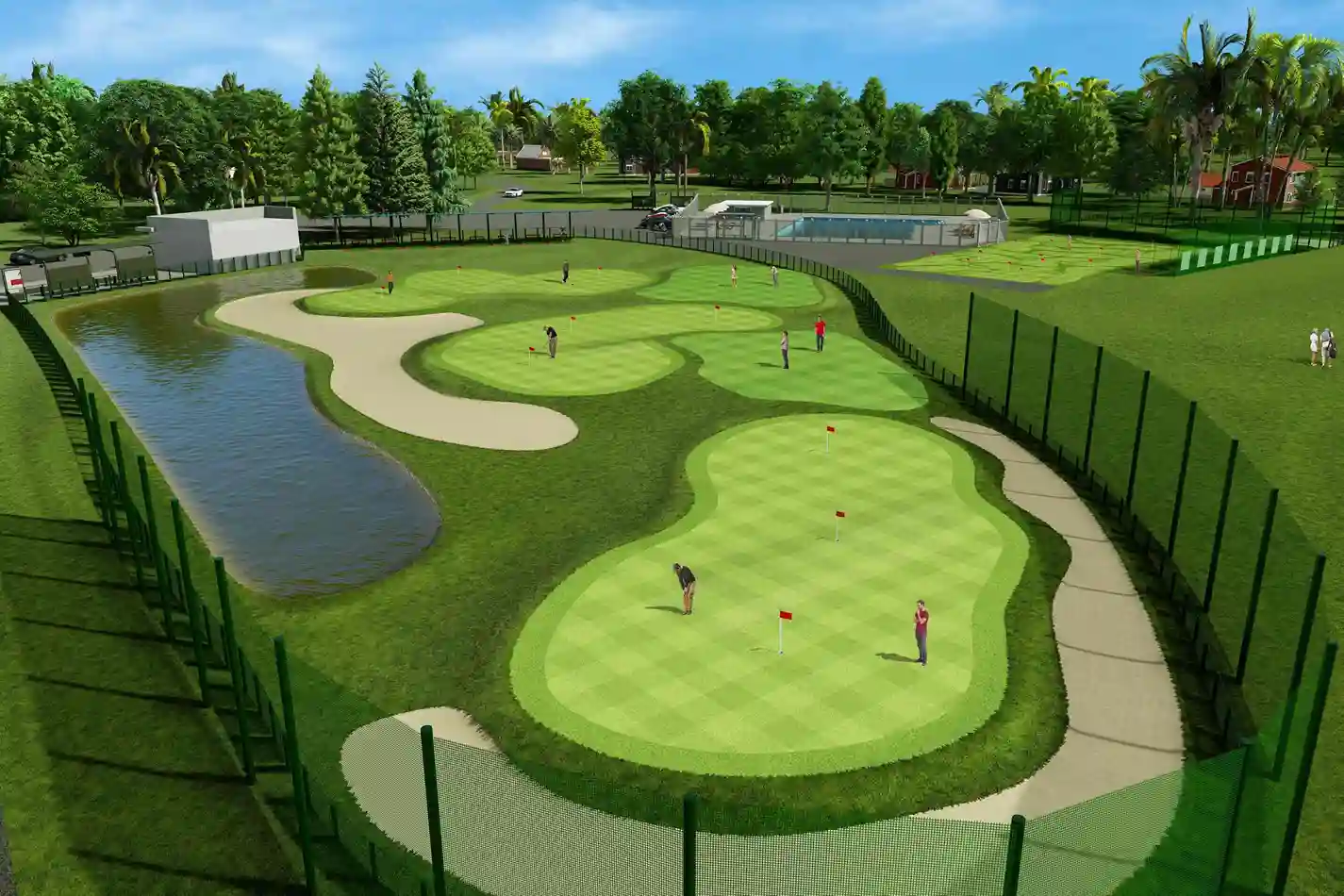golf visuals, Golf Course Still Rendering