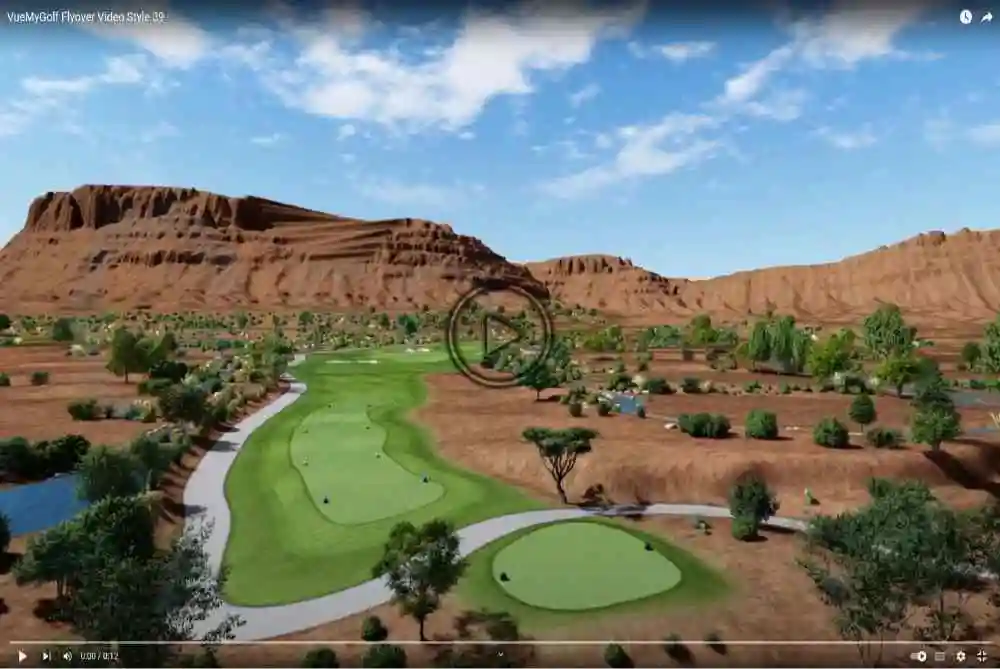 Creative 3D Golf, Golf Course 3D Model, 3D Modeling and Animation